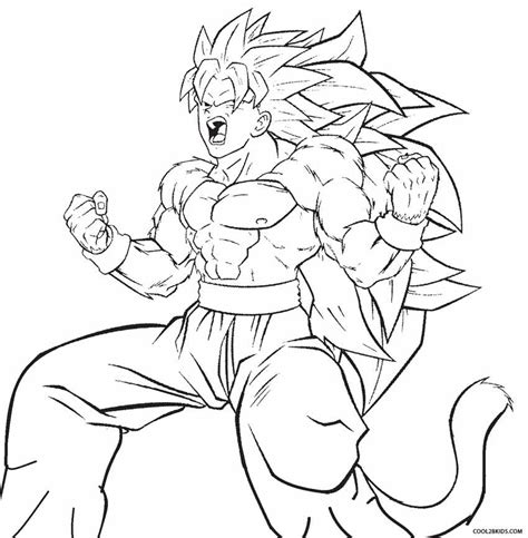 Printable Goku Coloring Pages For Kids | Cool2bKids