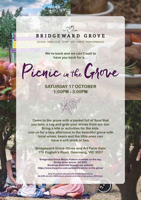 A Picnic in the Grove - Bridgeward Grove