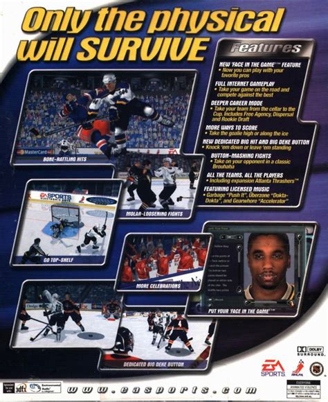 NHL 2000 cover or packaging material - MobyGames