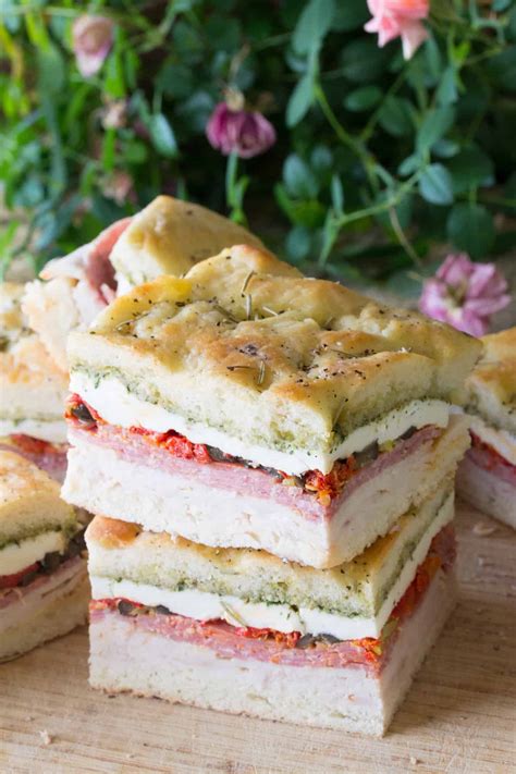 Pressed Italian Picnic Sandwiches - thestayathomechef.com