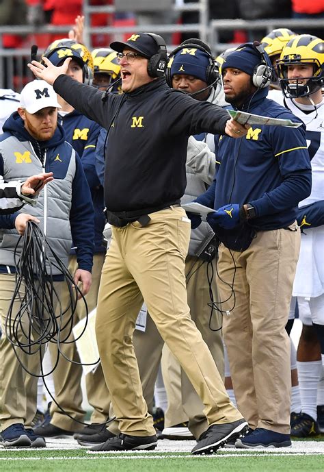 19 pictures of Jim Harbaugh’s epic meltdown after Ohio State beat ...