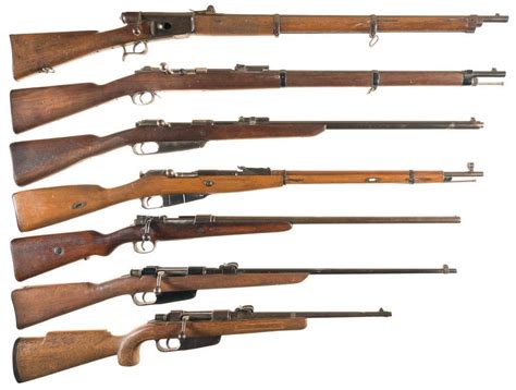 Seven Bolt Action Long Guns -A) Swiss Model 1871 Veterli Rifle