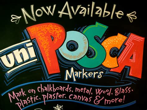 Polymer Paula: My Uni Posca Marker chalkboard!