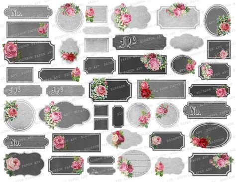 Chalk Labels Printable Chalkboard Tags Printable Labels for - Etsy