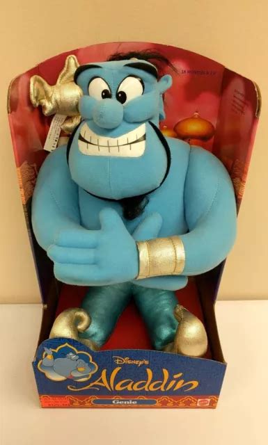 1992 DISNEY ALADDIN Genie Stuffed Plush Toy, Lamp by Mattel - BRAND NEW! $28.79 - PicClick