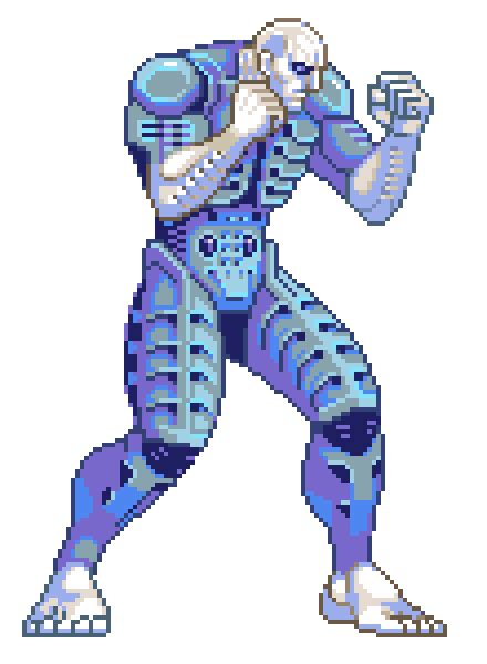 Prometheus Engineer fighting sprite - animated stance | Pixel art design, Pixel art characters ...