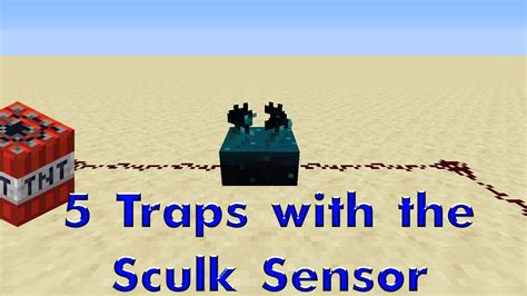 5 Traps with the Sculk Sensor - YouTube