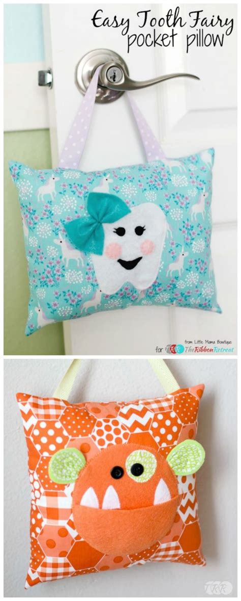 Easy Tooth Fairy Pocket Pillow | Tooth fairy pillow pattern, Tooth fairy pillow diy, Sewing ...