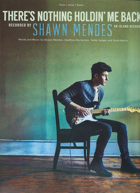 Shawn Mendes There's Nothing Holdin' Me Back Sheet Music - Walmart.com ...