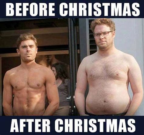 Funny Before And After Christmas Appearance