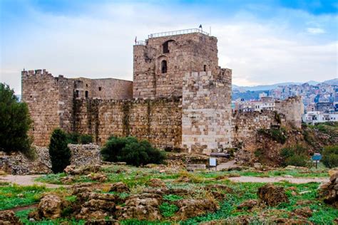 Byblos Castle, in Lebanon stock image. Image of culture - 137932263