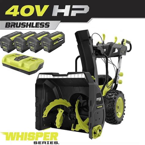 Have a question about RYOBI 40V HP Brushless Whisper Series 24" 2-Stage Cordless Electric Self ...