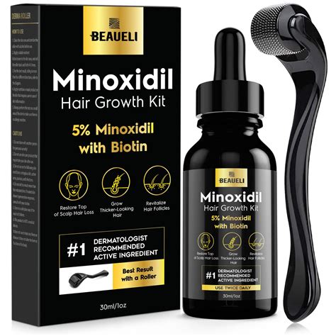 Buy beaueli 5% Minoxidil for Men and Women, Hair Growth Serum, Hair Growth for Men Kit with ...