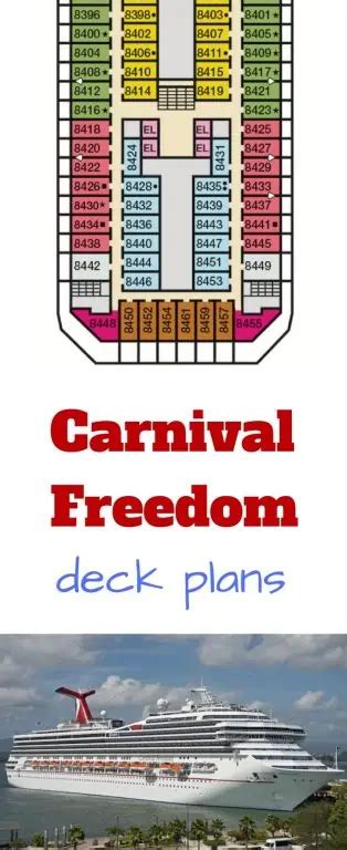 Carnival Freedom Deck Plans - Cruise Radio - Daily Updates On The ...