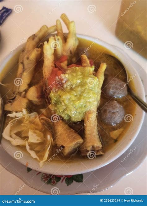 Chicken claw soup stock image. Image of food, soup, fish - 255623219