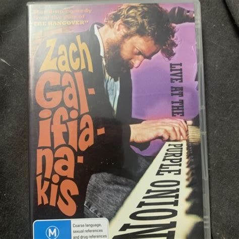 Zach Galifianakis-Live at the Purple Onion (DVD, 2009)(b54/6) Free Postage | eBay