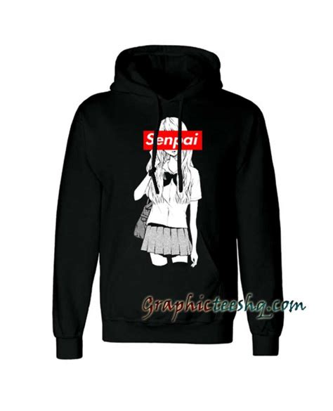 Senpai Hoodie is best Cheap Graphic Tee Shirts