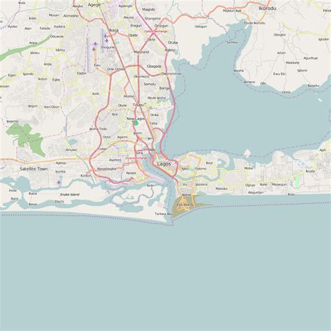 Detailed Map Of Lagos Ontheworldmap Com - vrogue.co