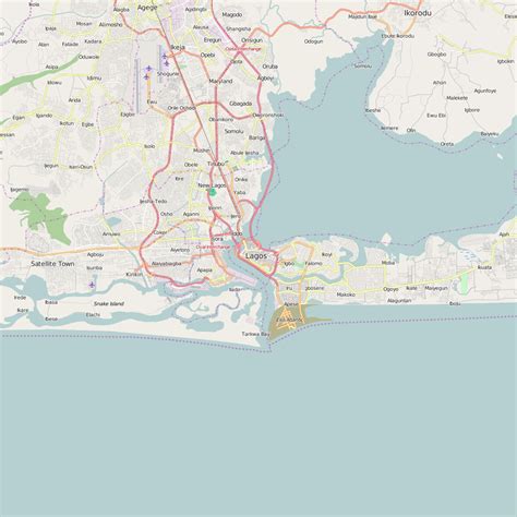 Lagos Tourist Map