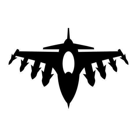 Fighter Jet Vector Icon 550477 Vector Art at Vecteezy