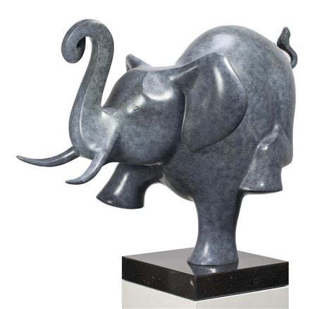 Elephant Asian Sculpture in Solid Bronze For Sale at 1stDibs