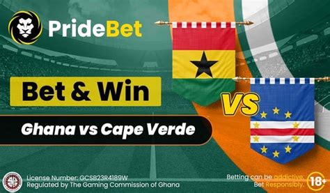 Ghana vs Cape Verde - Predictions and Betting Tips - PrideBet