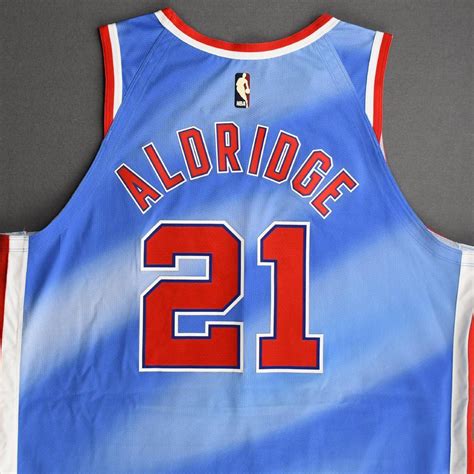 LaMarcus Aldridge - Brooklyn Nets - Game-Worn Classic Edition (1990-91 Road Jersey) - 2020-21 ...