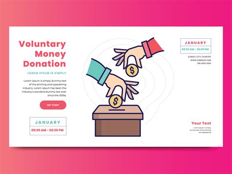 Volunteer Money Donation, humanity care, poster design, Charity vector illustration 15024270 ...