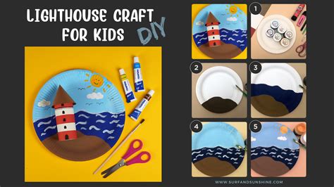 DIY Easy Lighthouse Craft For Kids