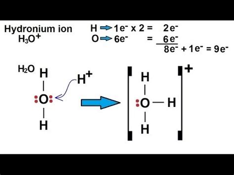 Lewis Dot Structure Of H3o , Hydronium Ion