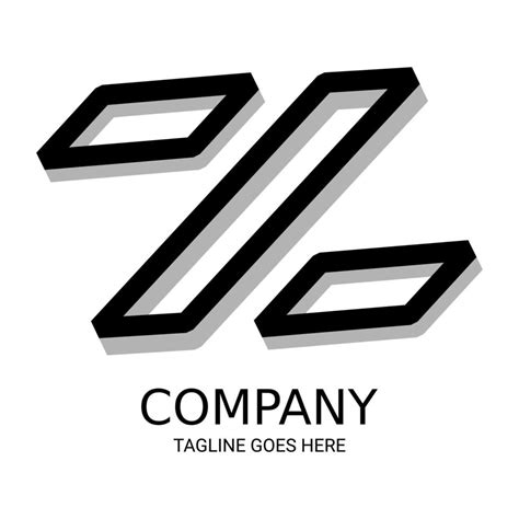 Unique, simple, and very cool 3D letter Z logo design. Perfect for t-shirts and more. 5264682 ...