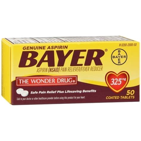 Bayer® Safety Coated Aspirin 325 mg Tablets