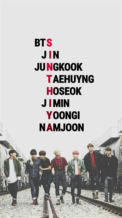 BTS Name Wallpapers - Wallpaper Cave