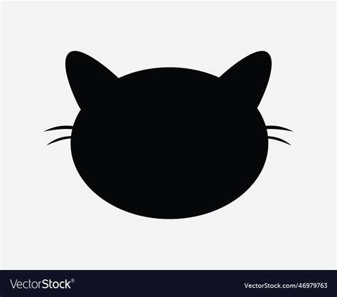 Cat head icon Royalty Free Vector Image - VectorStock