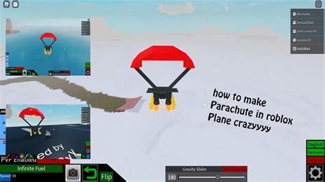 How to make parachute in Roblox Plane Crazy (Part 1) | BloxToise - YouTube