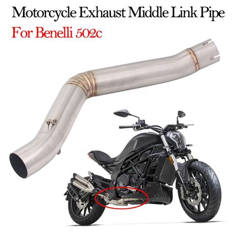 Slip On Moto Escape System Motorcycle Exhaust Middle Link Pipe ...