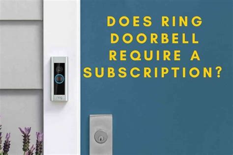 Does Ring Doorbell Require A Subscription? (Explained) - The Gadget Buyer | Tech Advice