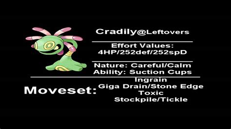 Pokemon SO Tier Moveset: Cradily - YouTube