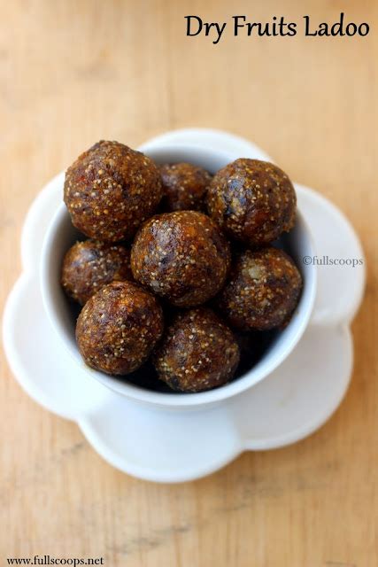 Dry Fruits Ladoo ~ Full Scoops - A food blog with easy,simple & tasty recipes!