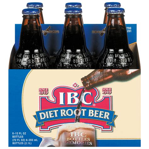 IBC Root Beer, Diet, 6 - 12 fl oz (355 ml) bottles [72 oz (2.1 l)]