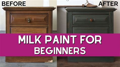 How to Paint with Milk Paint | For Beginners - YouTube