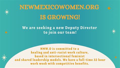 NMW.O Is Hiring! - NewMexicoWomen.Org