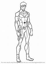 Slashcasual Nightwing Coloring Pages sketch template