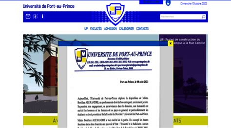 uportauprince.ht - Université de Port-au-Prince - U Port Au Prince