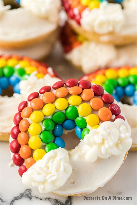 Rainbow Donuts - how to make rainbow donuts