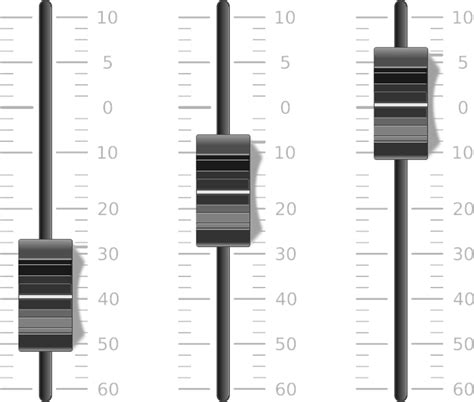 Audio Fader Mixing Board · Free vector graphic on Pixabay