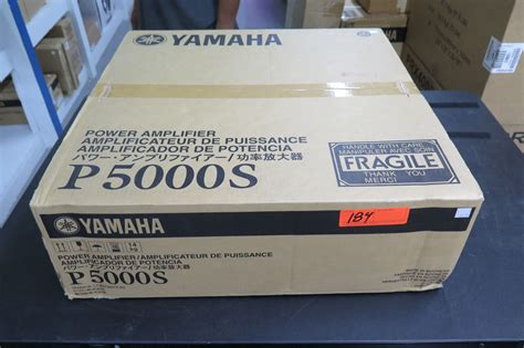 Yamaha P5000S Dual Channel Power Amplifier - Oahu Auctions