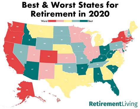 Best and Worst States for Retirement | Retirement Living