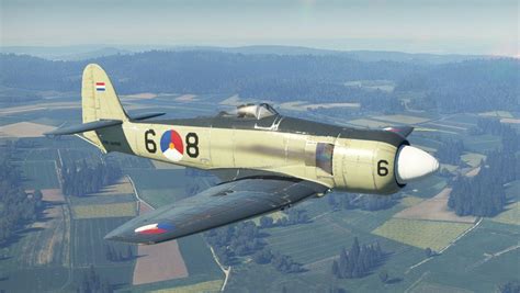 Hawker Sea Fury FB. Mk.60 - 6-8 - VSQ 3? Valkenburg 1955