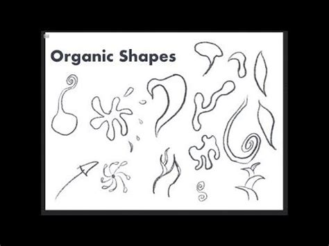 Organic Shape Practice - How to Draw Nature - YouTube | Nature drawing, Geometric shapes art ...
